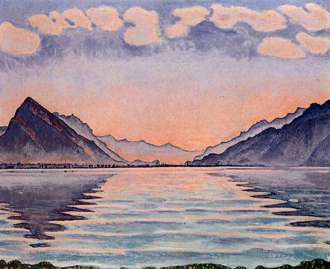 Ferdinand Hodler Lake Thun oil painting image